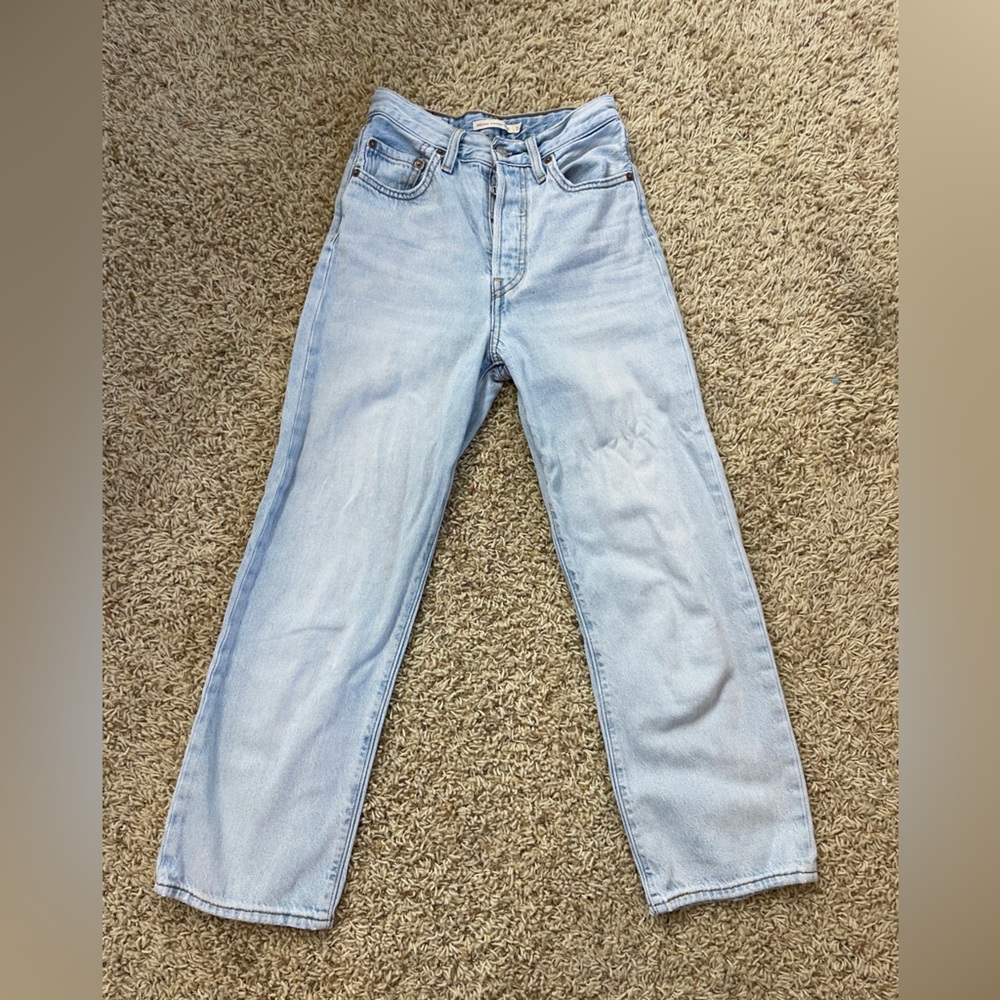 Levi straight leg denim jeans
